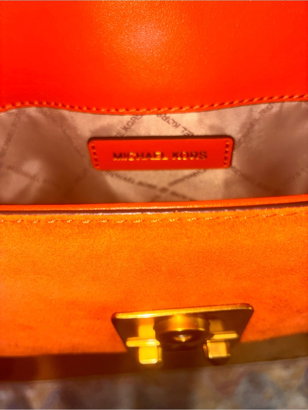 Michael Kors Tribeca Small Studded Suede Shoulder Bag - Picture 6 of 10